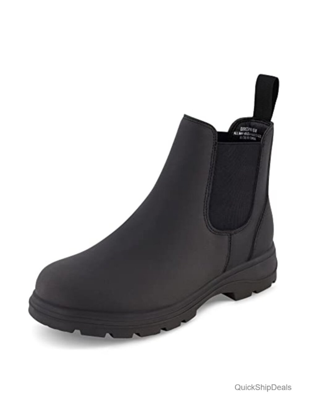 Cushionaire Britain Chelsea Boots Vegan Leather Non-Slip Memory Foam Ankle Boots